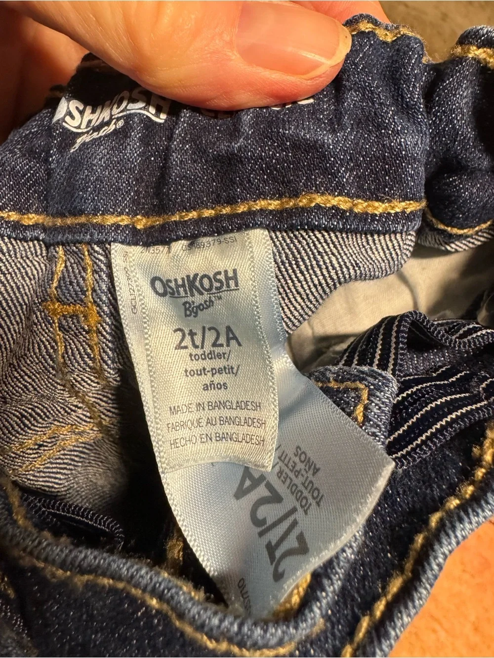 OshKosh B'gosh Dark Blue Kids Denim Jeans